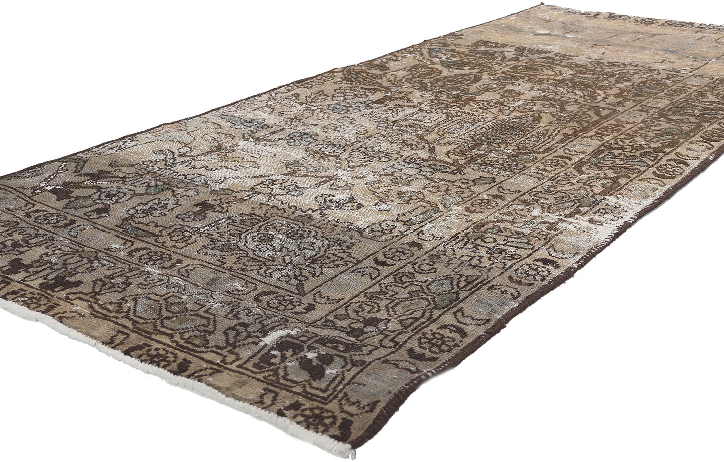 3 x 7 Antique Persian Bakhtiari Rug 78603