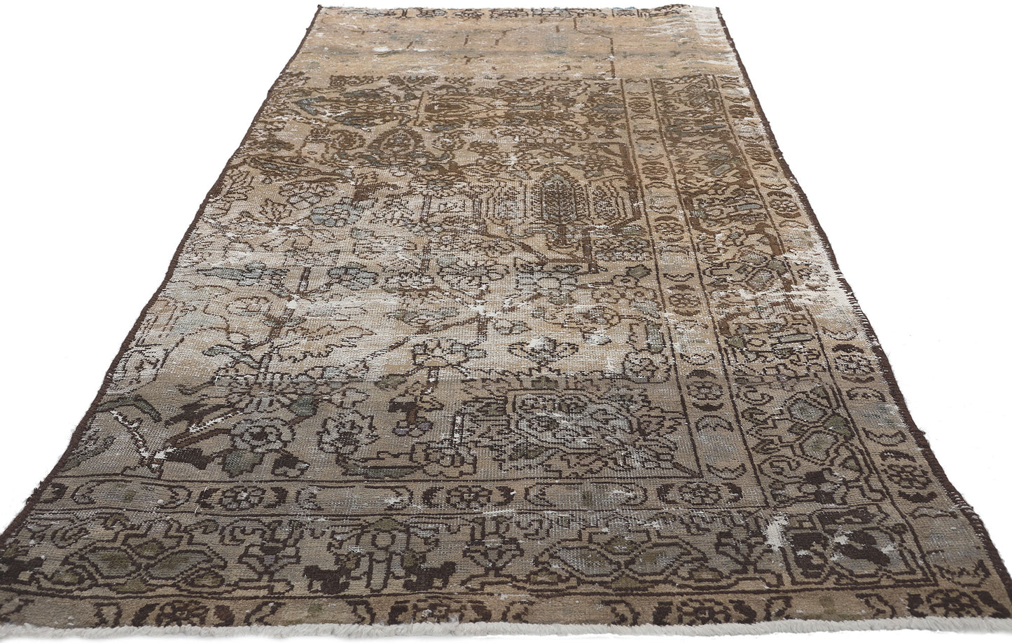 3 x 7 Antique Persian Bakhtiari Rug 78603