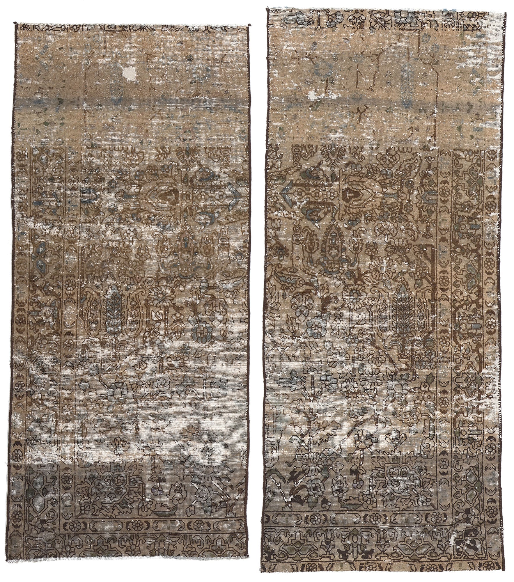 3 x 7 Antique Persian Bakhtiari Rug 78602