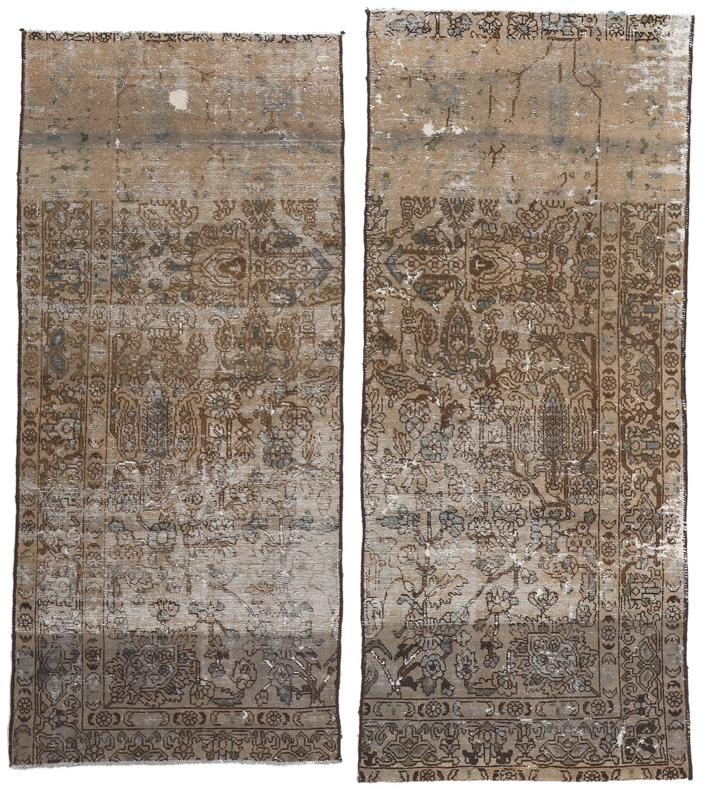 3 x 7 Antique Persian Bakhtiari Rug 78603