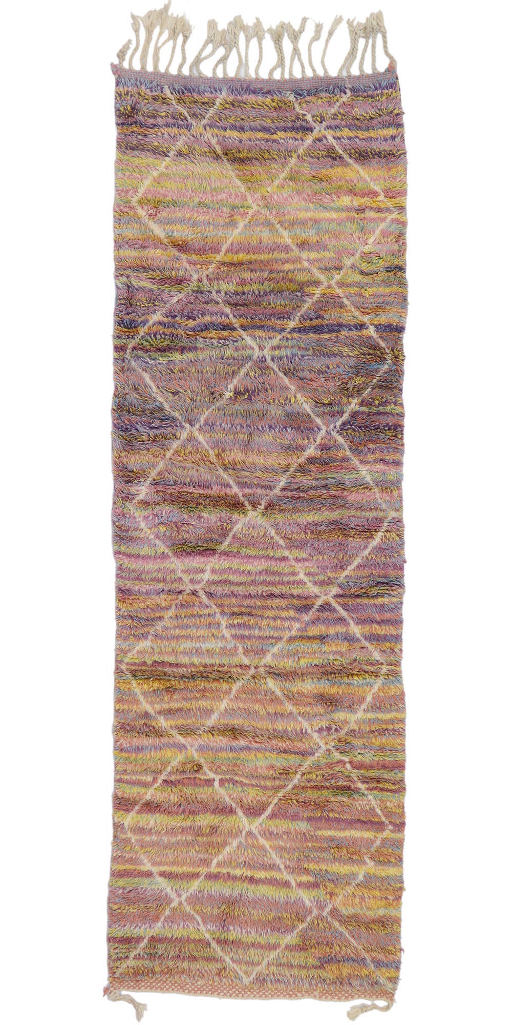 3 x 8 Colorful Beni Mrirt Moroccan Rug 21112