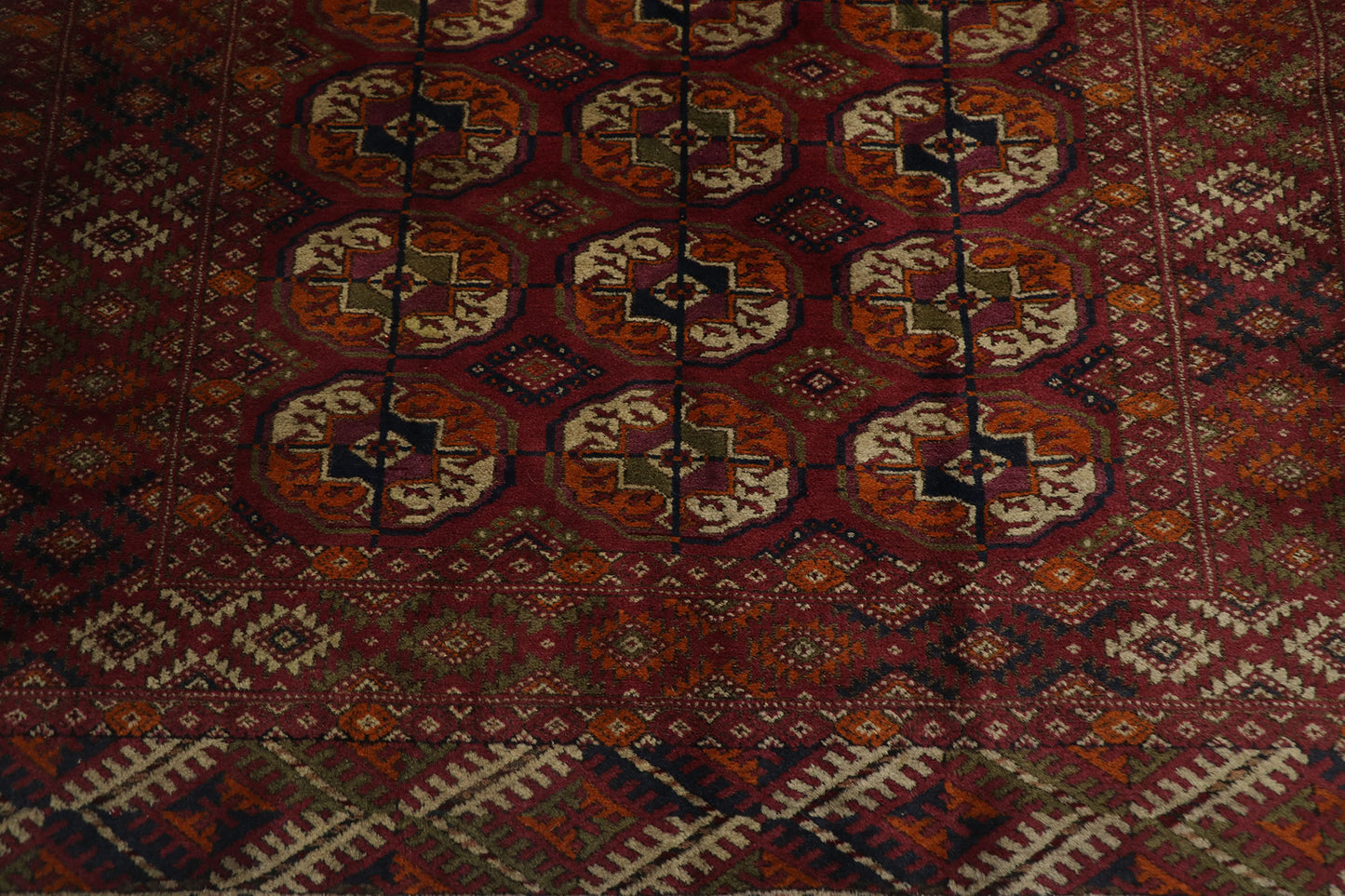 4 x 5 Antique Persian Baluchi Bokhara Rug 21680