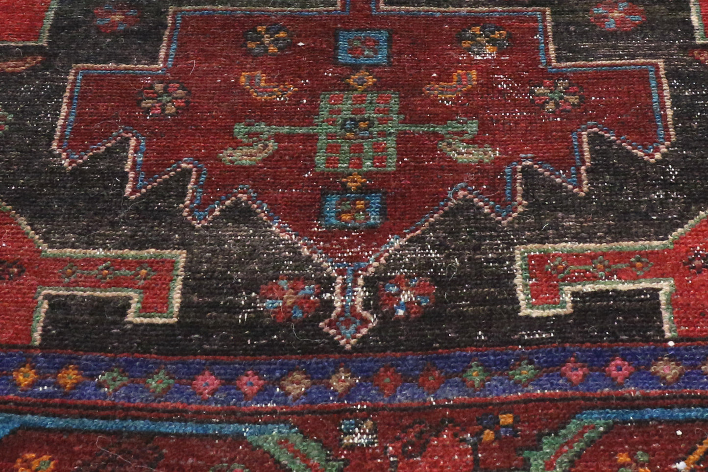 4 x 6 Vintage Persian Hamadan Rug 51578