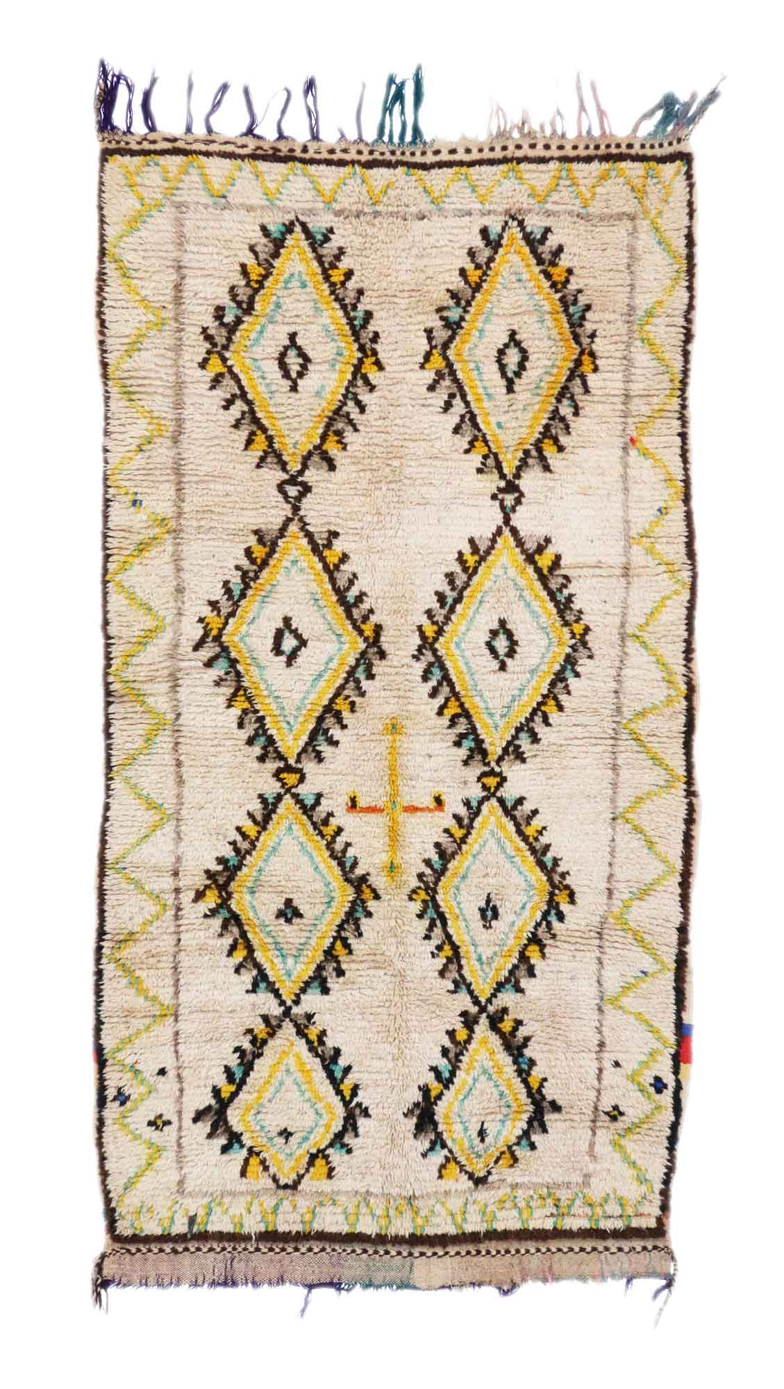 4 x 7 Vintage Moroccan Azilal Rug 20050