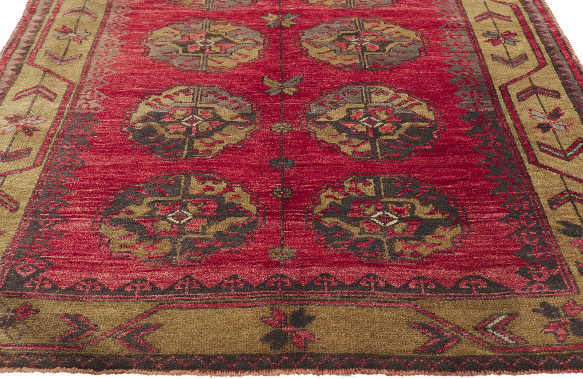 4 x 7 Vintage Turkish Oushak Rug 52382