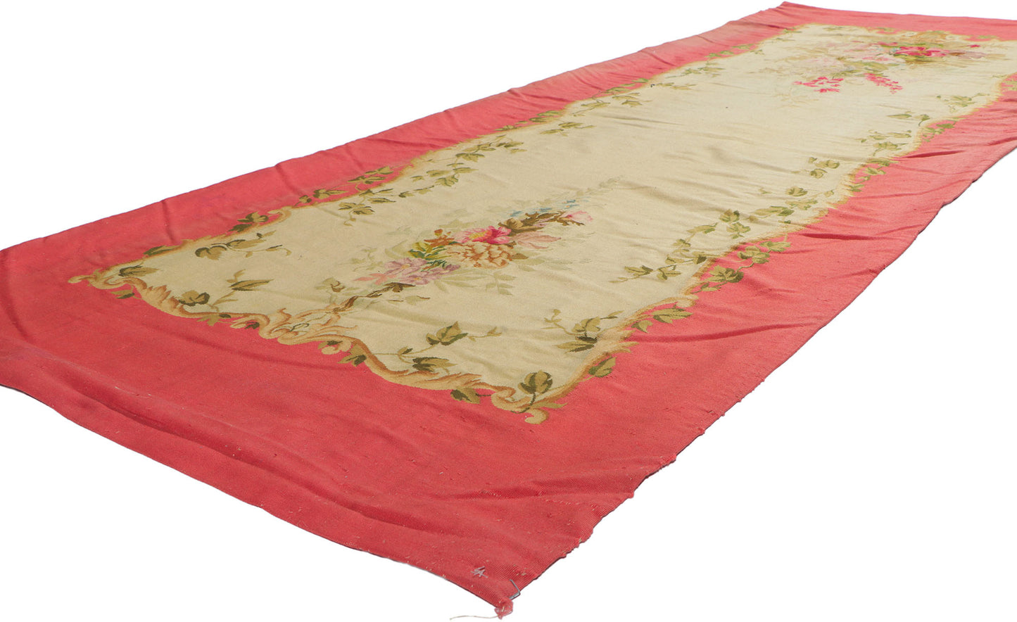 4 x 10 Antique French Aubusson Tapestry 72780