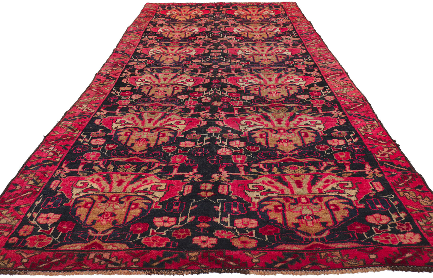 4 x 10 Antique Caucasian Karabagh Rug 61206