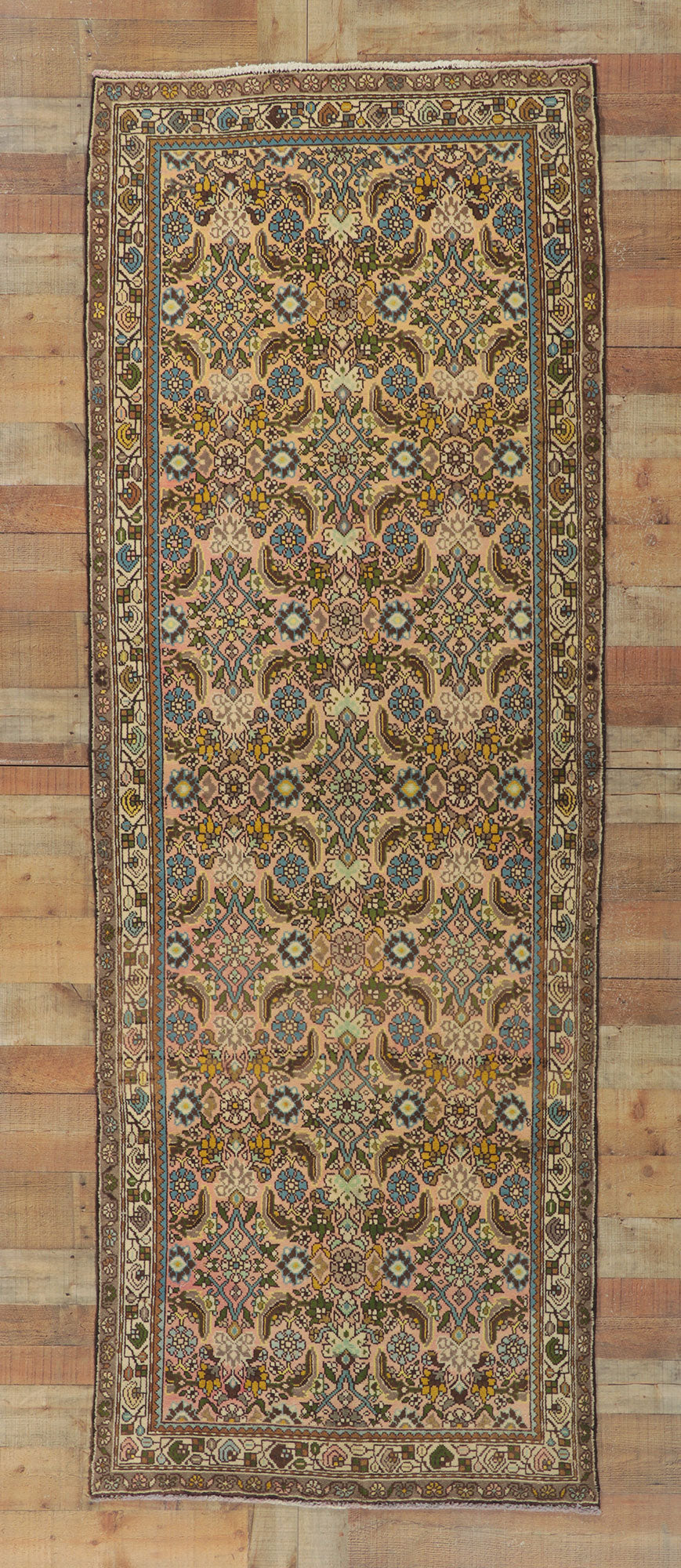 4 x 10 Vintage Persian Malayer Runner 61163