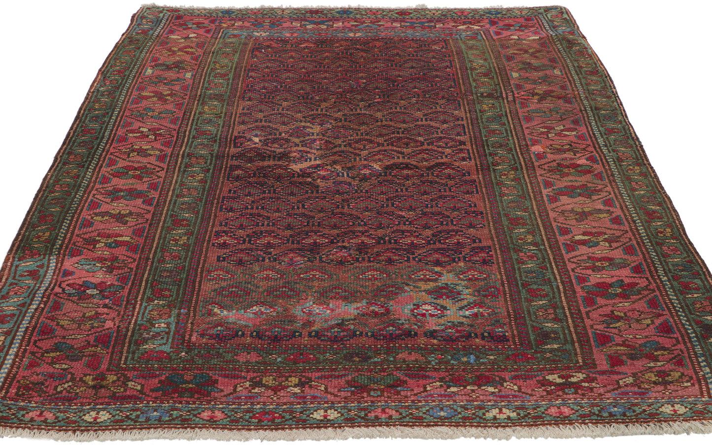 4 x 5 Antique Persian Hamadan Rug 61123