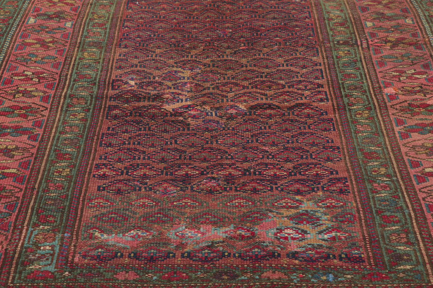 4 x 5 Antique Persian Hamadan Rug 61123