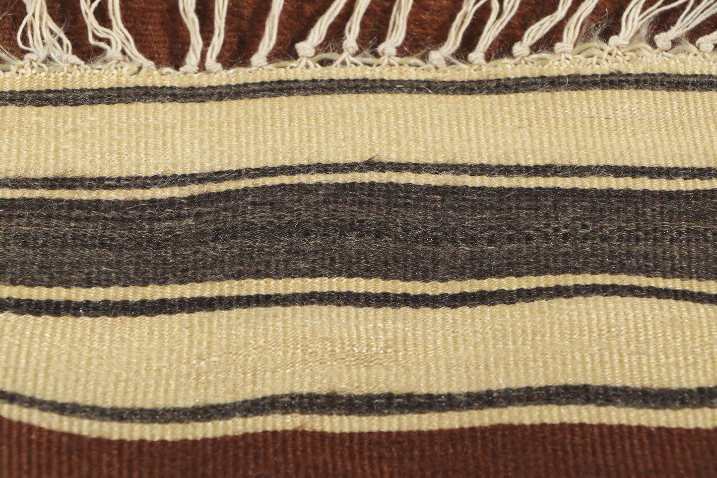 4 x 5 Turkish Angora Wool Kilim Rug 53853