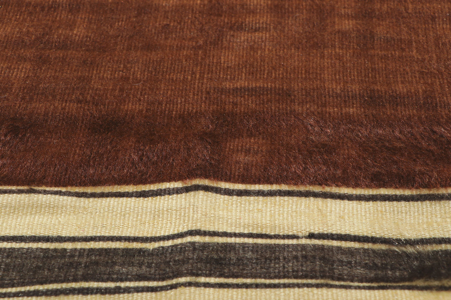 4 x 5 Turkish Angora Wool Kilim Rug 53853