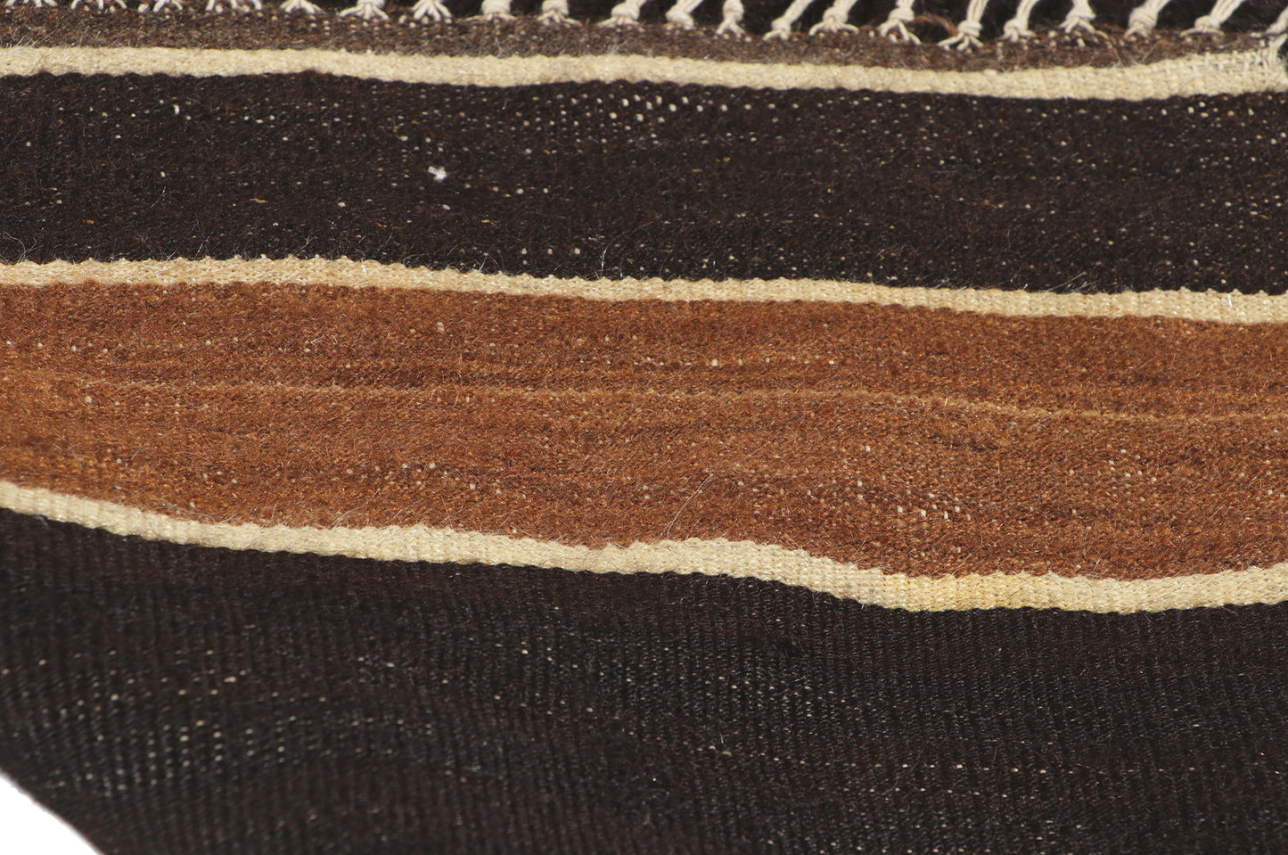 4 x 5 Turkish Angora Wool Kilim Rug 53855