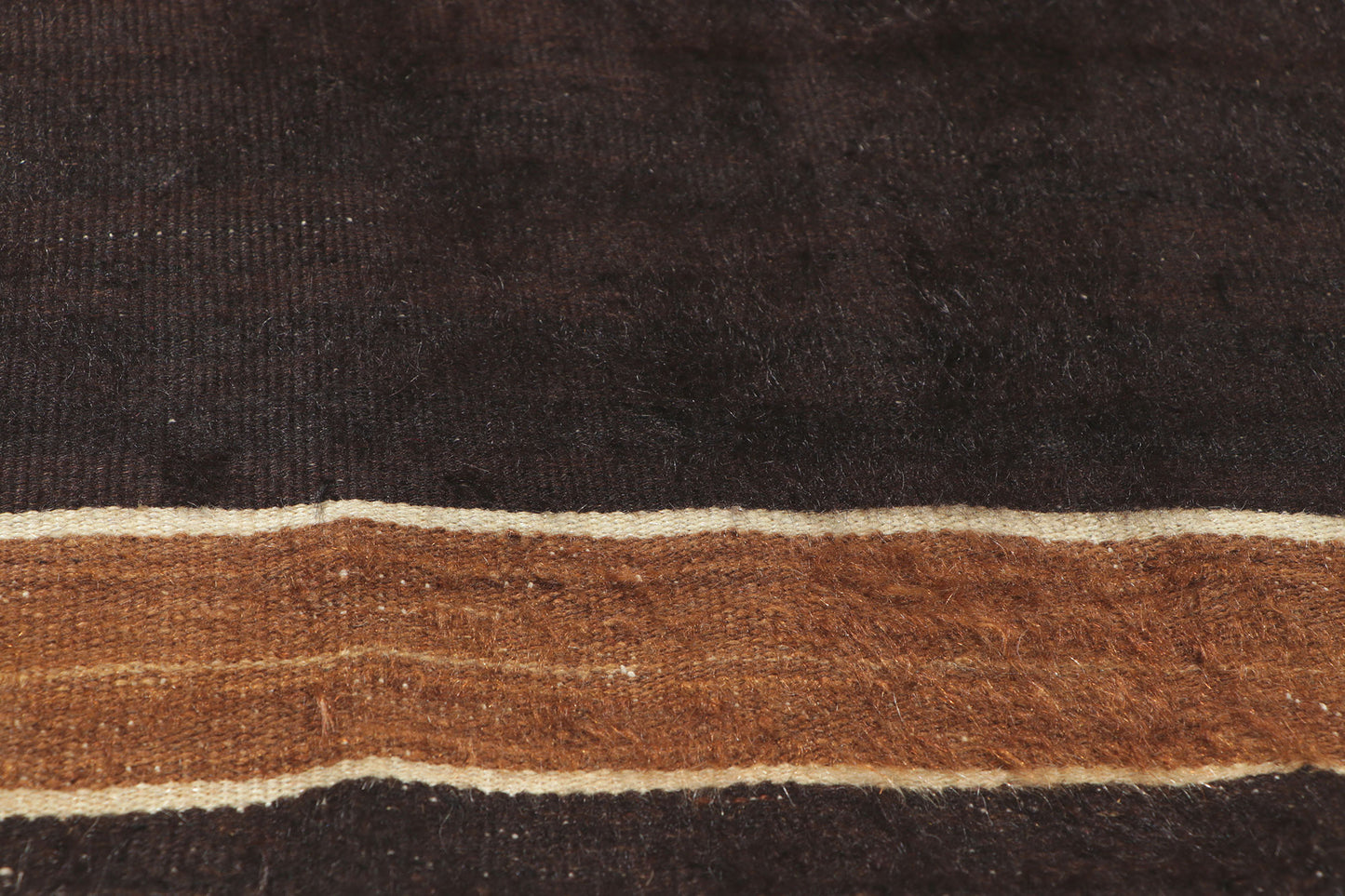4 x 5 Turkish Angora Wool Kilim Rug 53855