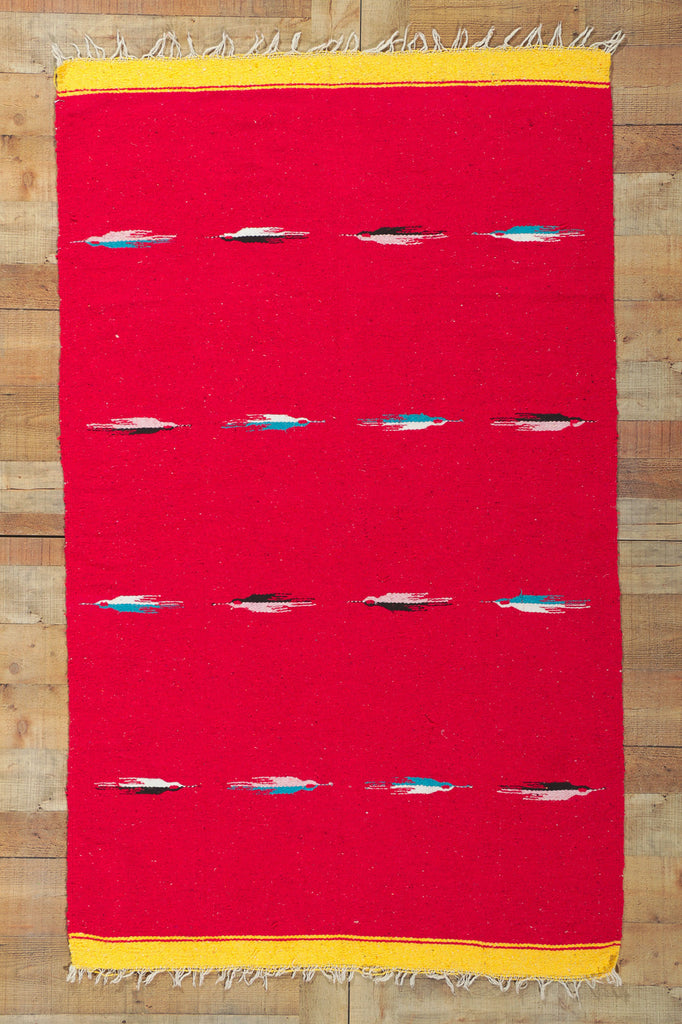 4 x 6 Vintage Mexican Blanket 78309