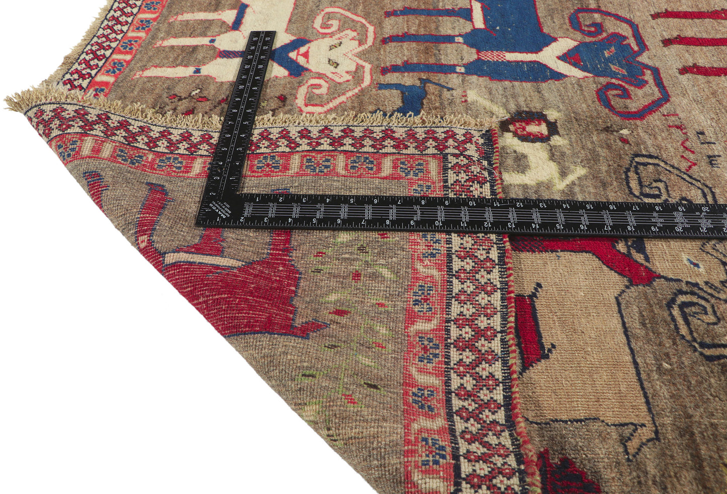 4 x 6 Vintage Persian Gabbeh Rug 61155