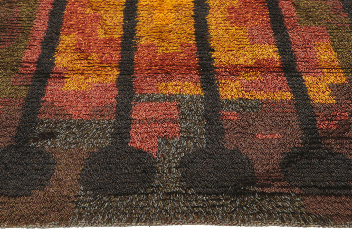 4 x 6 Birgitta Salenius Vintage Swedish Rya Rug 78510