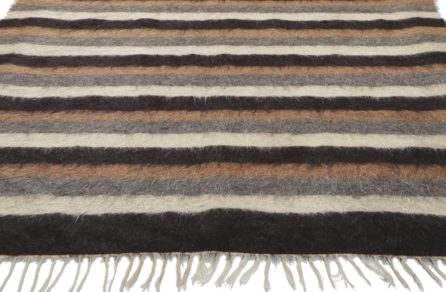 4 x 6 Turkish Angora Wool Kilim Rug 53835