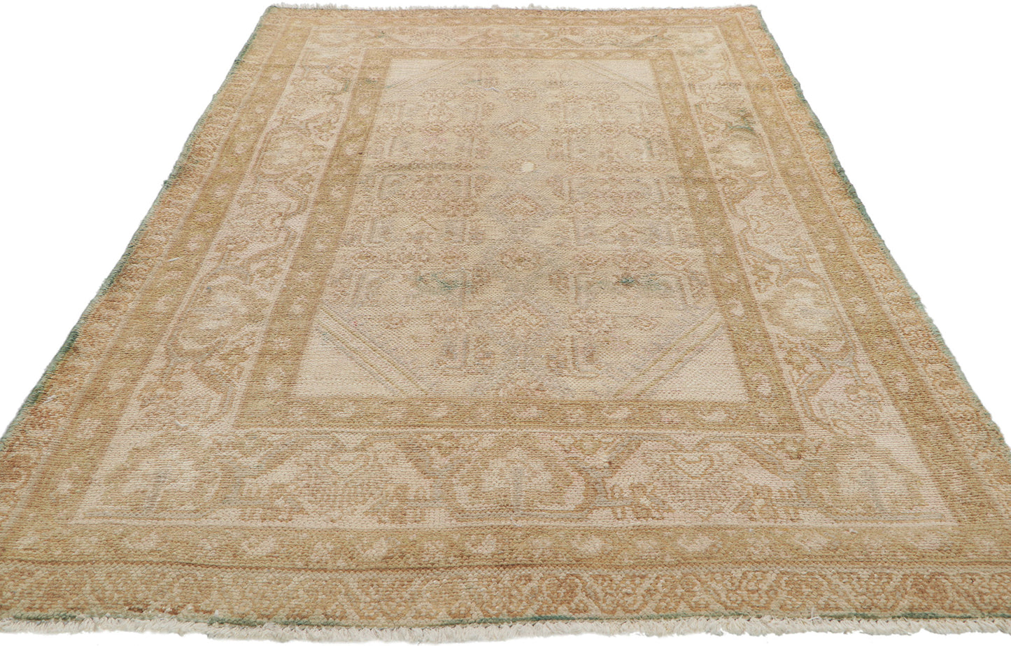 4 x 7 Antique Persian Malayer Rug 61062
