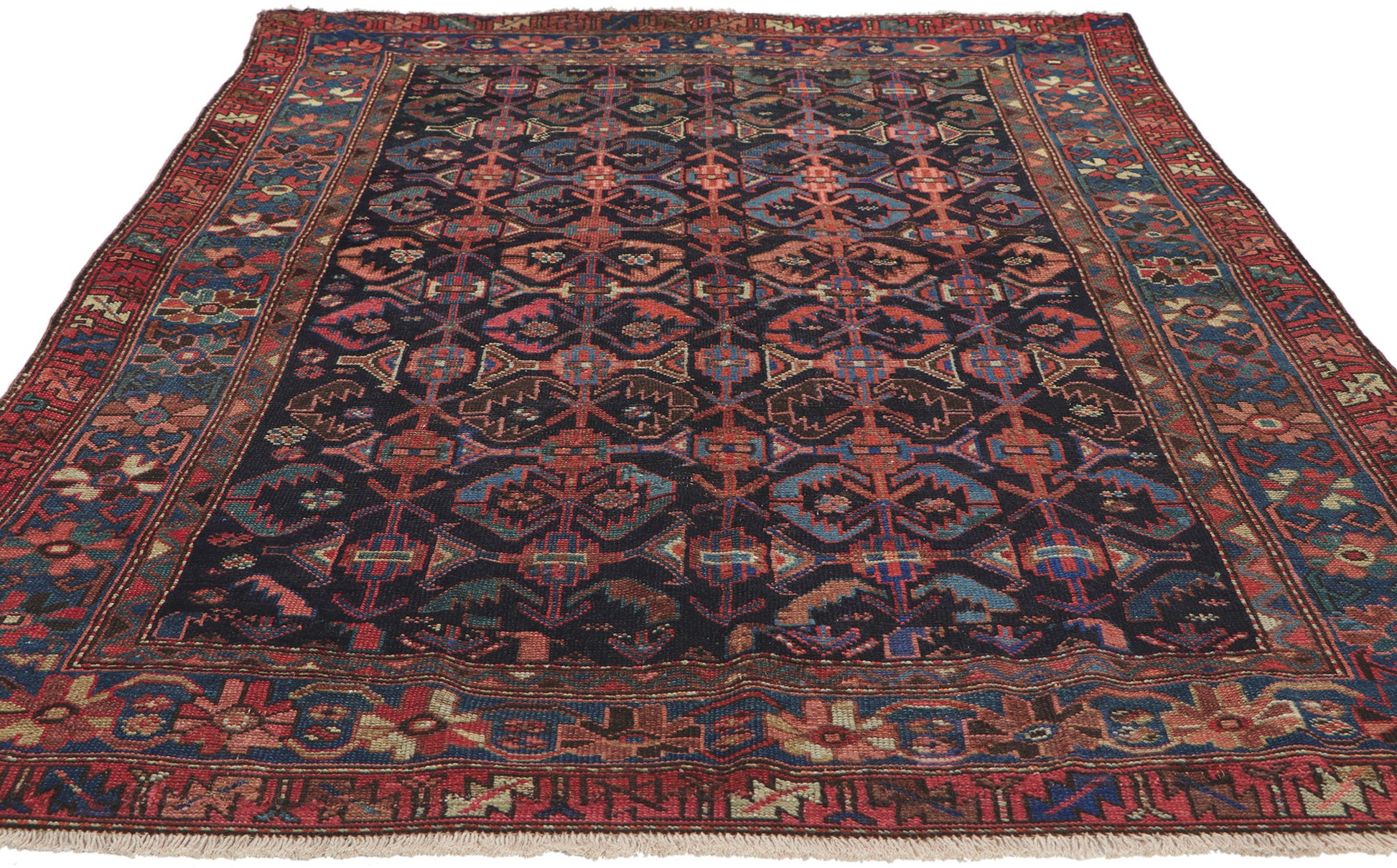 4 x 7 Antique Persian Malayer Rug 61065