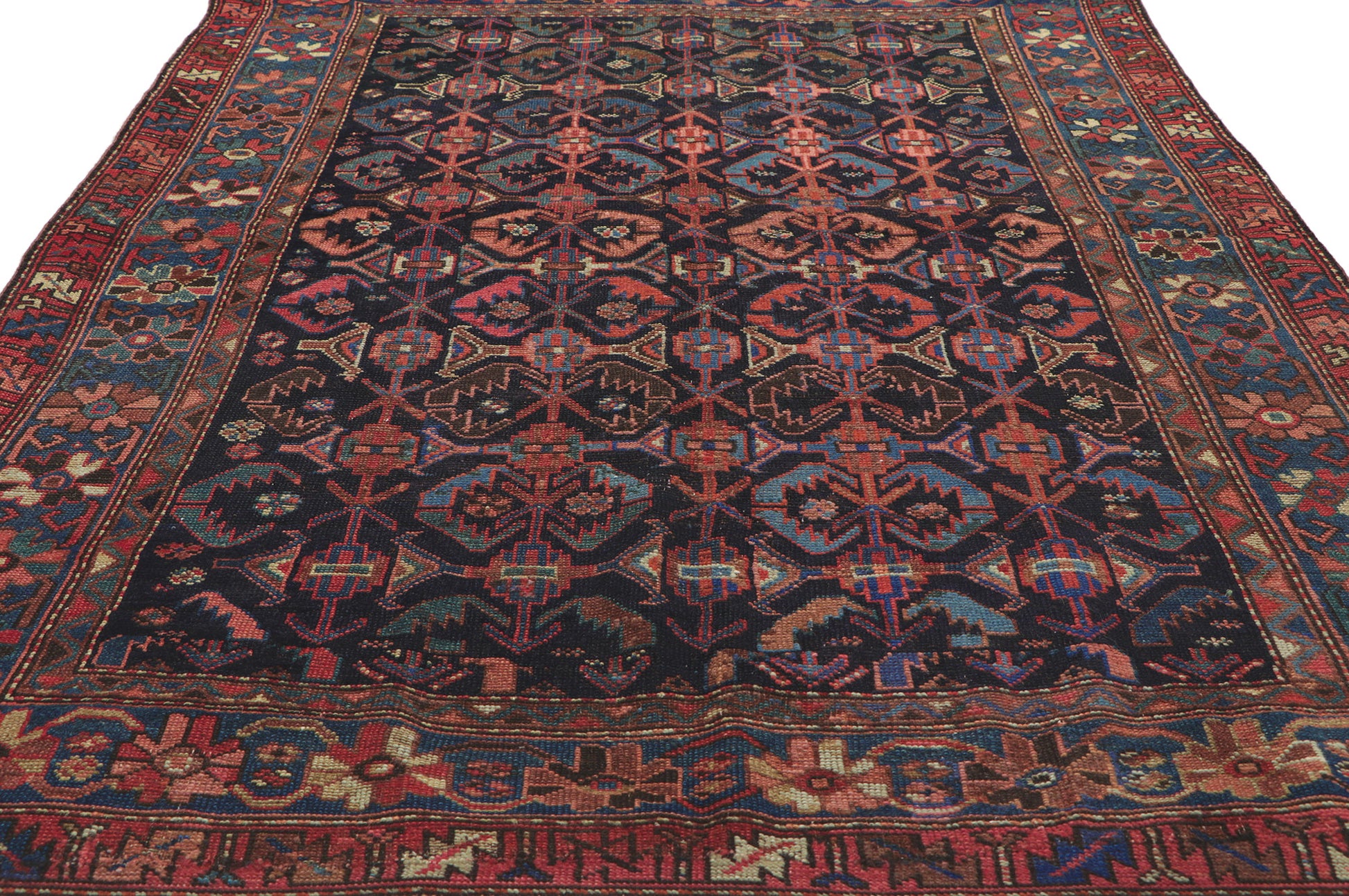 4 x 7 Antique Persian Malayer Rug 61065