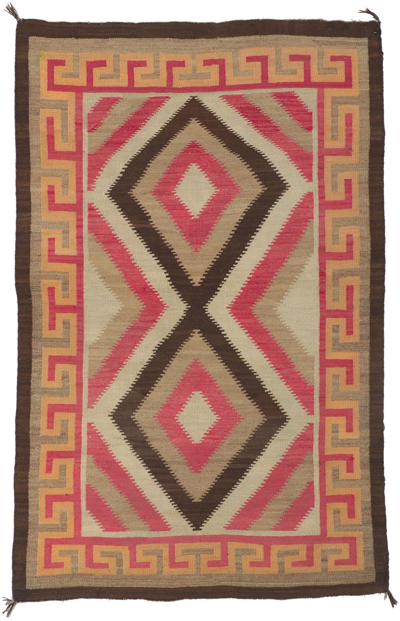 4 x 7 Vintage Eye Dazzler Navajo Rug 78430