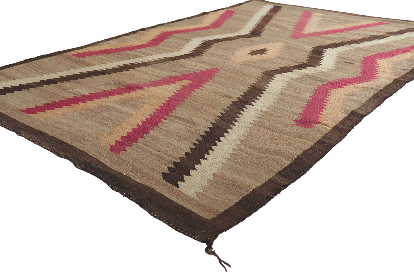 4 x 7 Vintage Ganado Navajo Rug 78431
