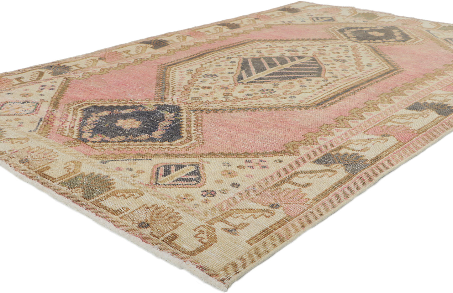 4 x 7 Vintage Persian Malayer Rug 61138