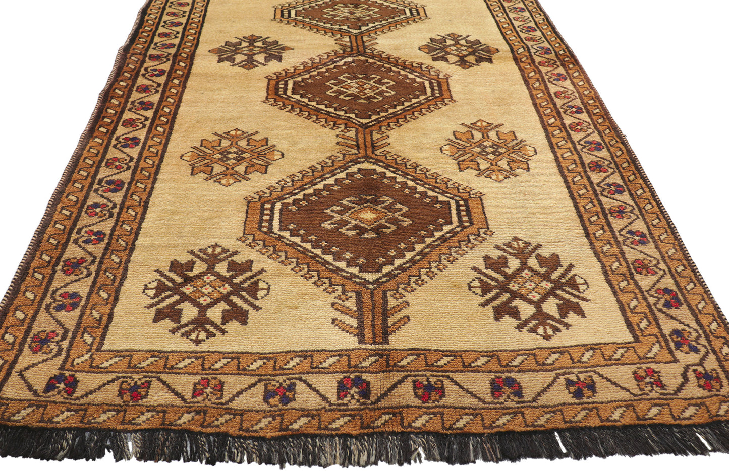 4 x 7 Vintage Persian Shiraz Rug 75052