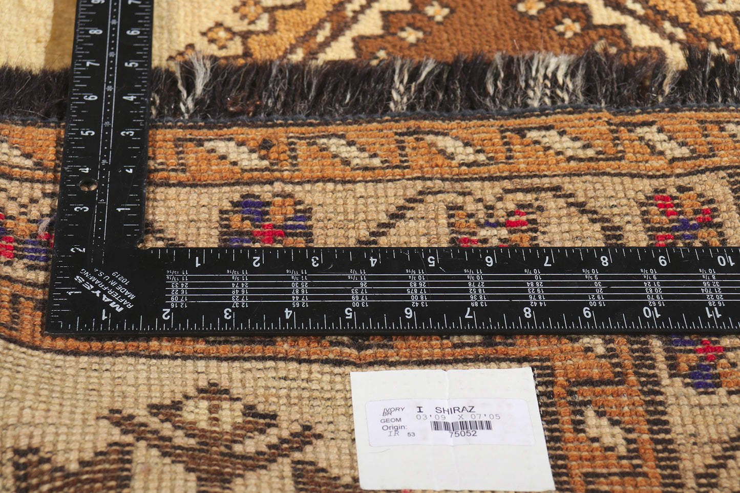 4 x 7 Vintage Persian Shiraz Rug 75052