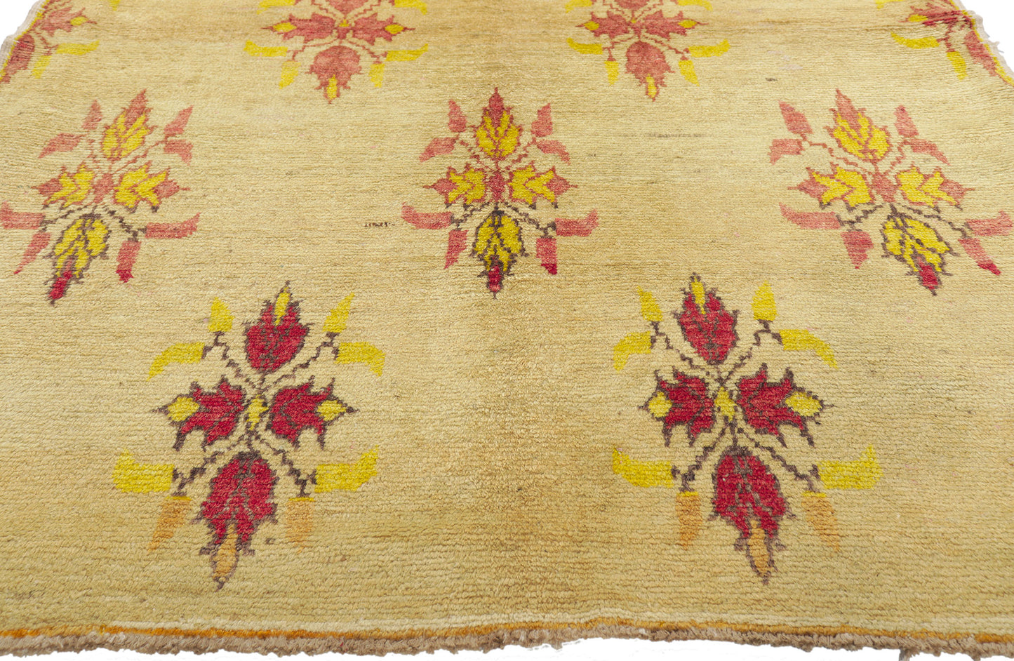 4 x 7 Vintage Turkish Oushak Rug 50141