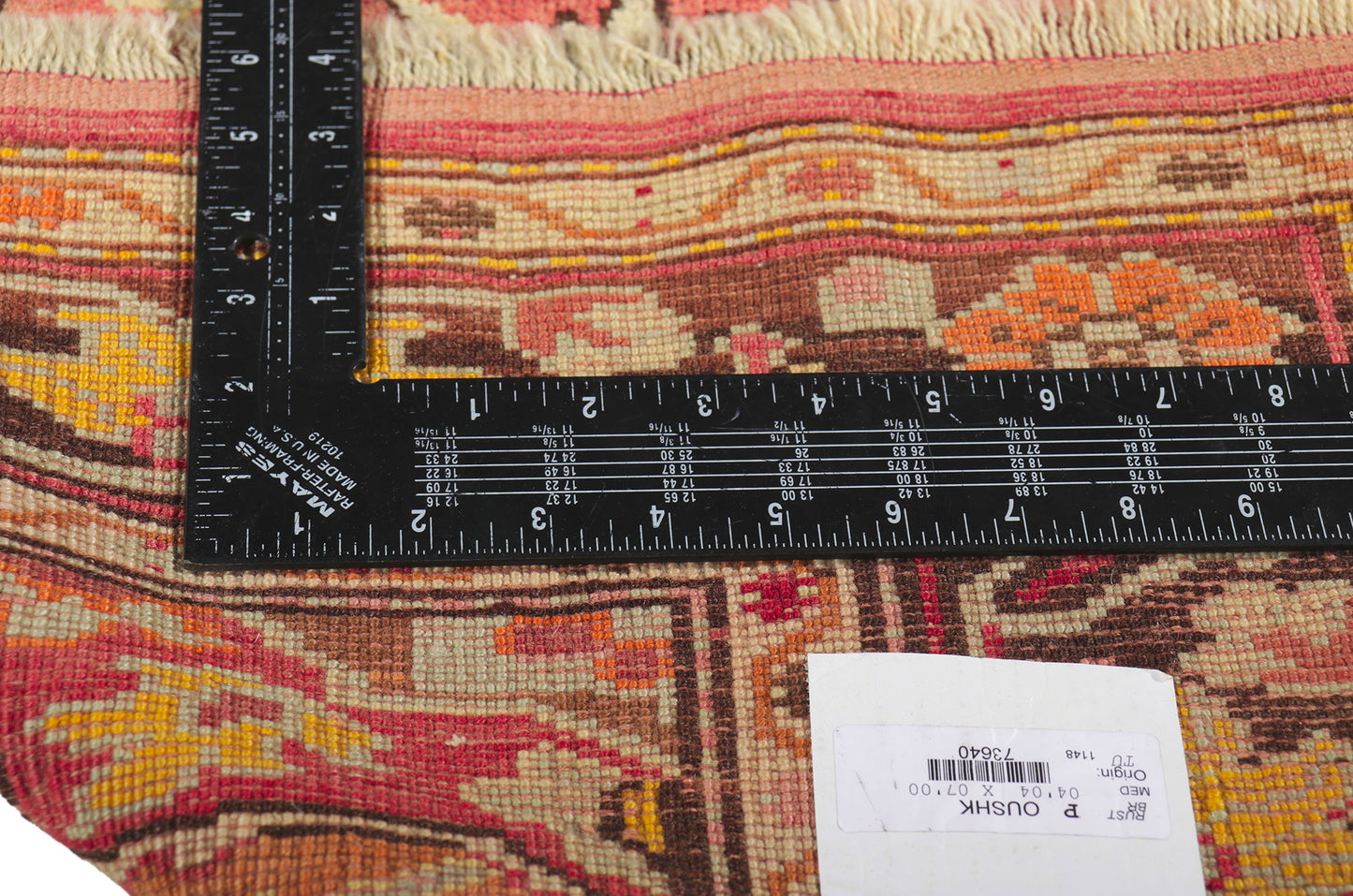 4 x 7 Vintage Turkish Oushak Rug 73640