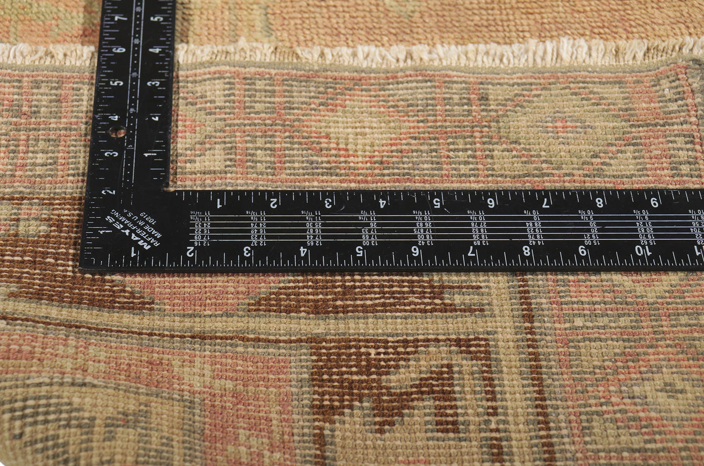 4 x 9 Vintage Turkish Oushak Rug 50398