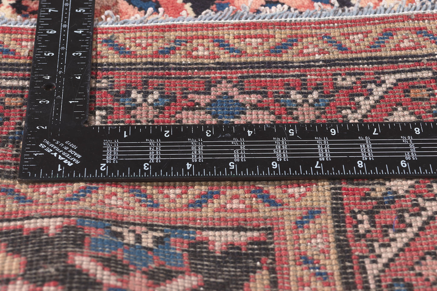 4 x 11 Vintage Persian Mahal Rug 61230