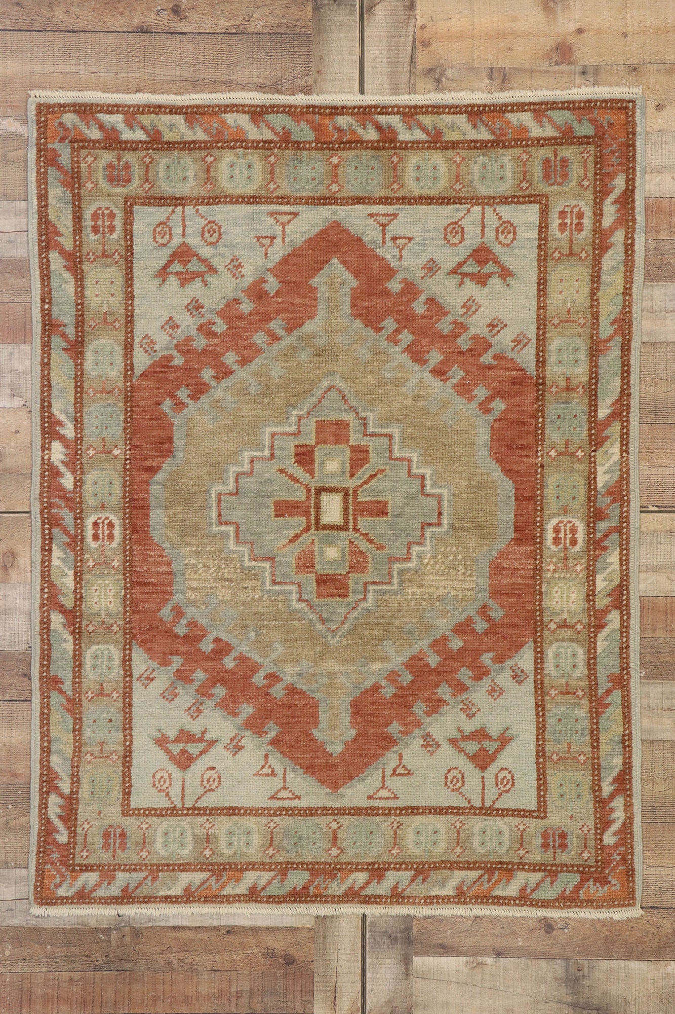 4 x 5 Turkish Oushak Rug 53384