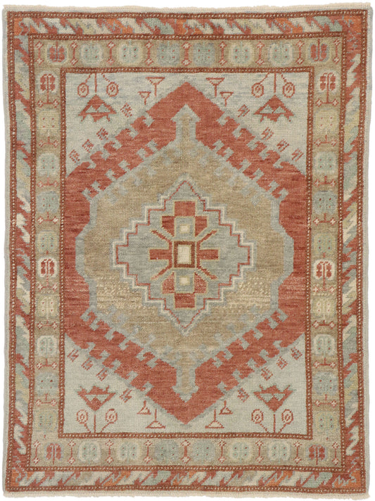 4 x 5 Turkish Oushak Rug 53384