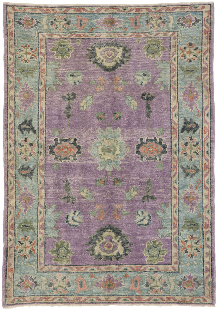4 x 6 Colorful Turkish Oushak Rug 53380
