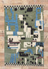 4 x 6 Modern Moroccan High-Low Rug 80993