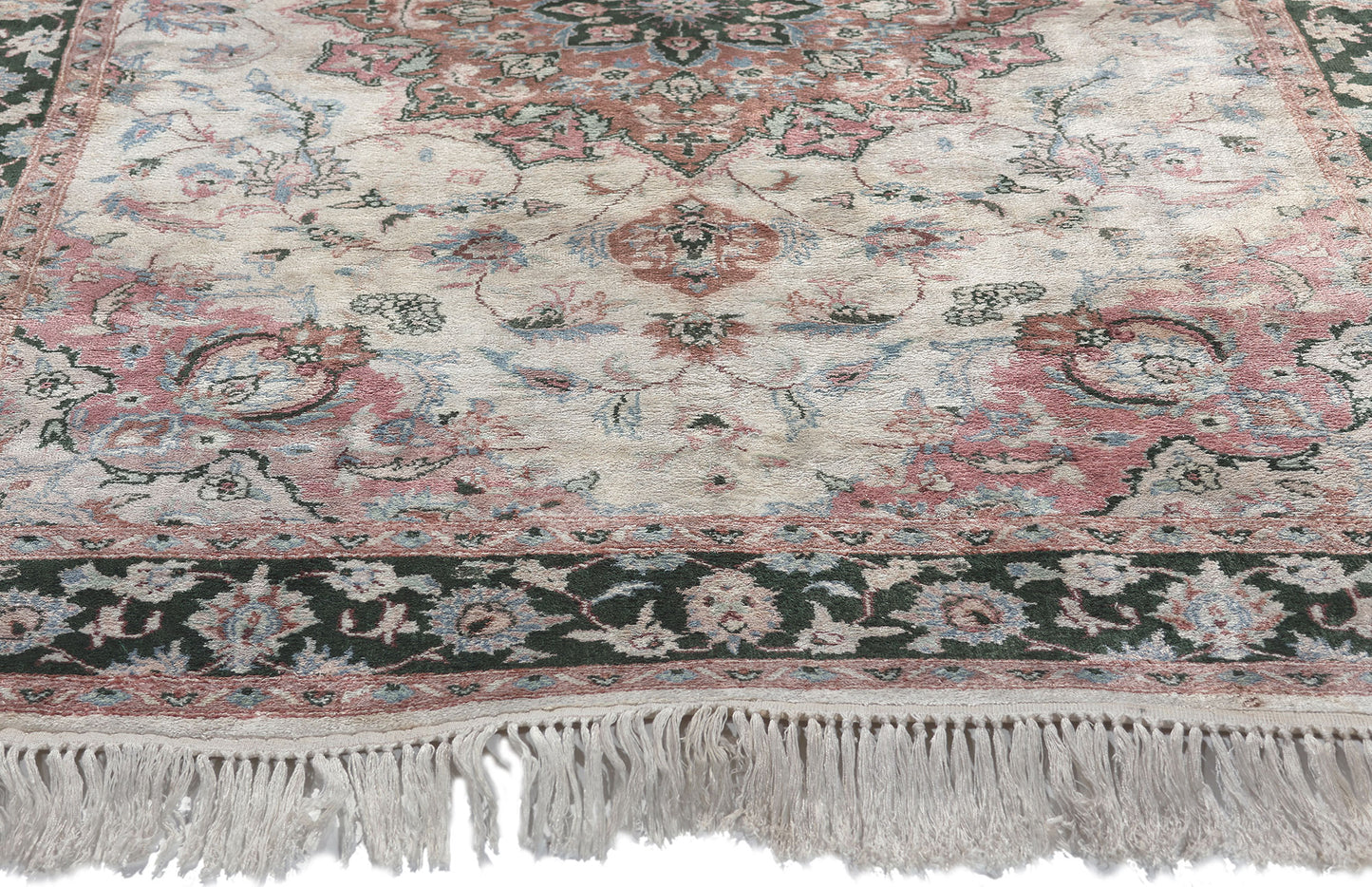 4 x 6 Vintage Indian Kashmir Rug 78545