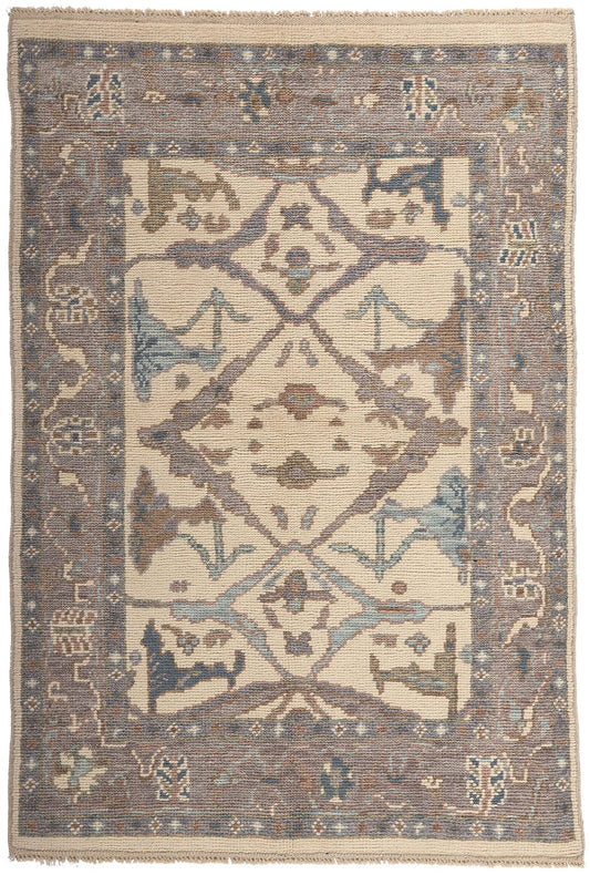 4 x 6 Modern Oushak Rug 80997
