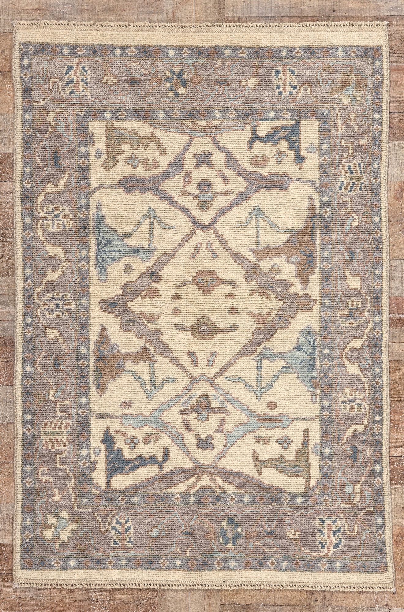 4 x 6 Modern Oushak Rug 80997