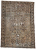 4 x 6 Antique Persian Bakhtiari Rug 78572