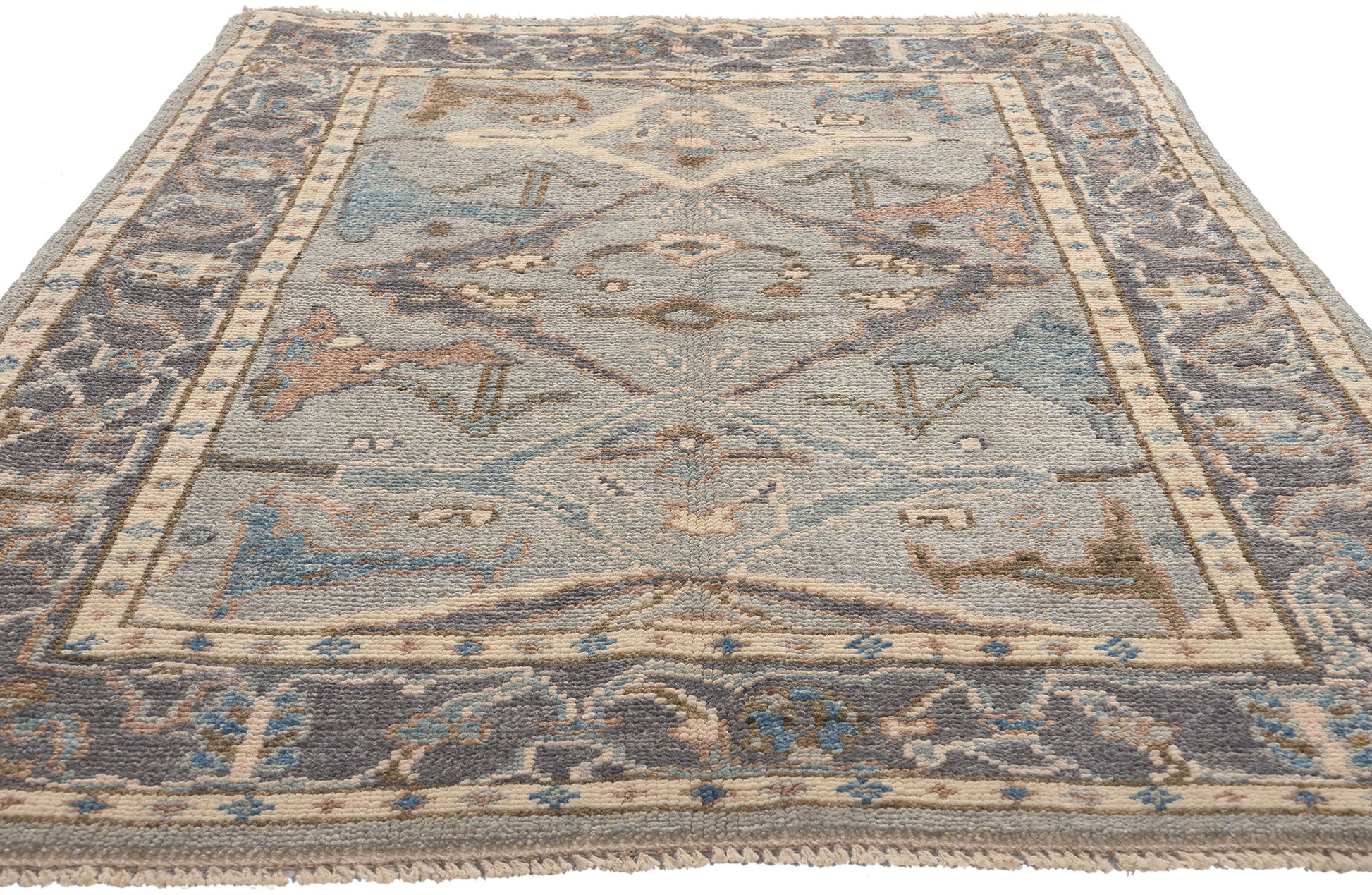 4 x 6 Modern Oushak Rug 80999