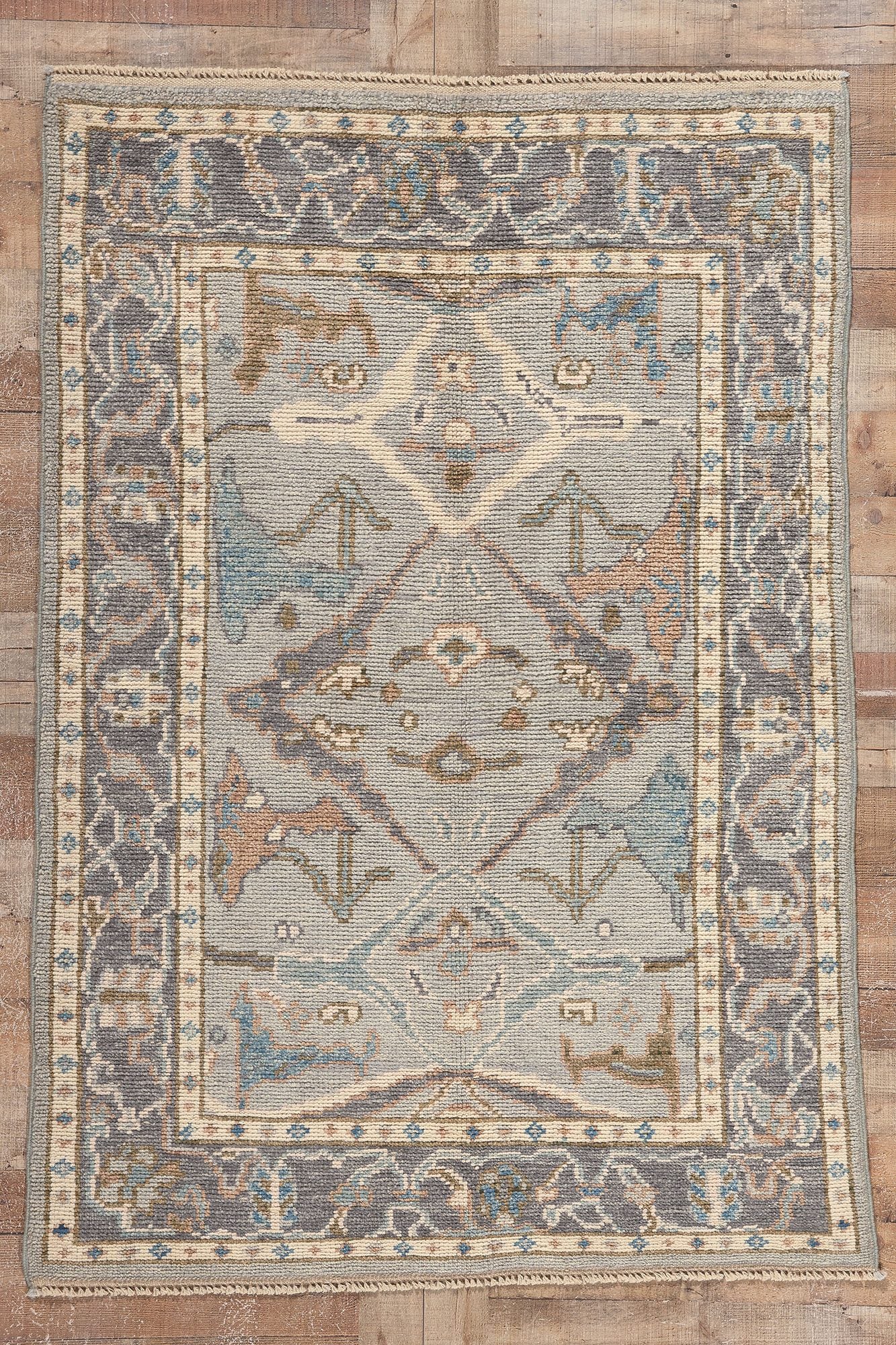 4 x 6 Modern Oushak Rug 80999