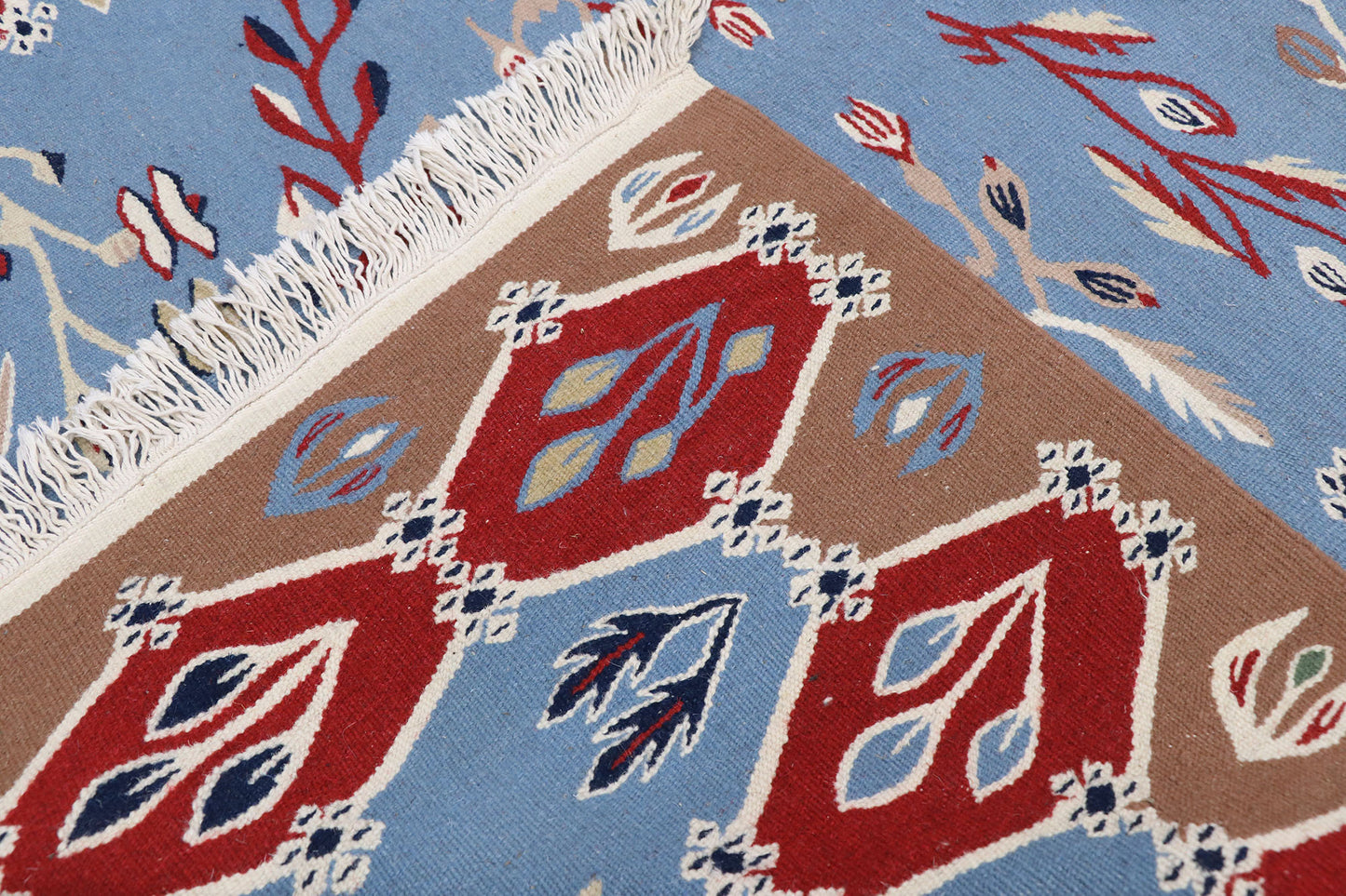 4 x 6 Vintage Oltenian Romanian Kilim Rug 78048