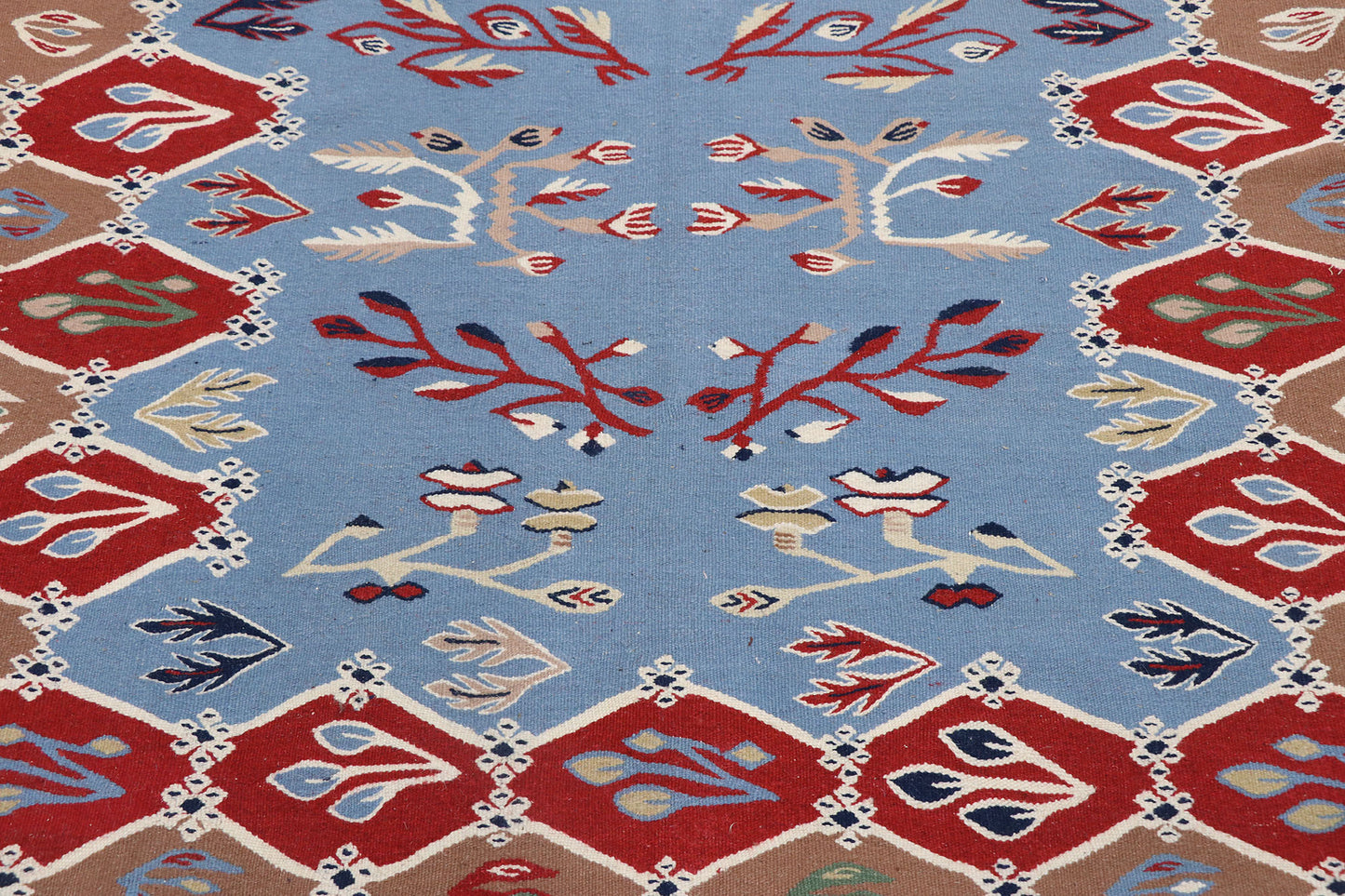 4 x 6 Vintage Oltenian Romanian Kilim Rug 78048