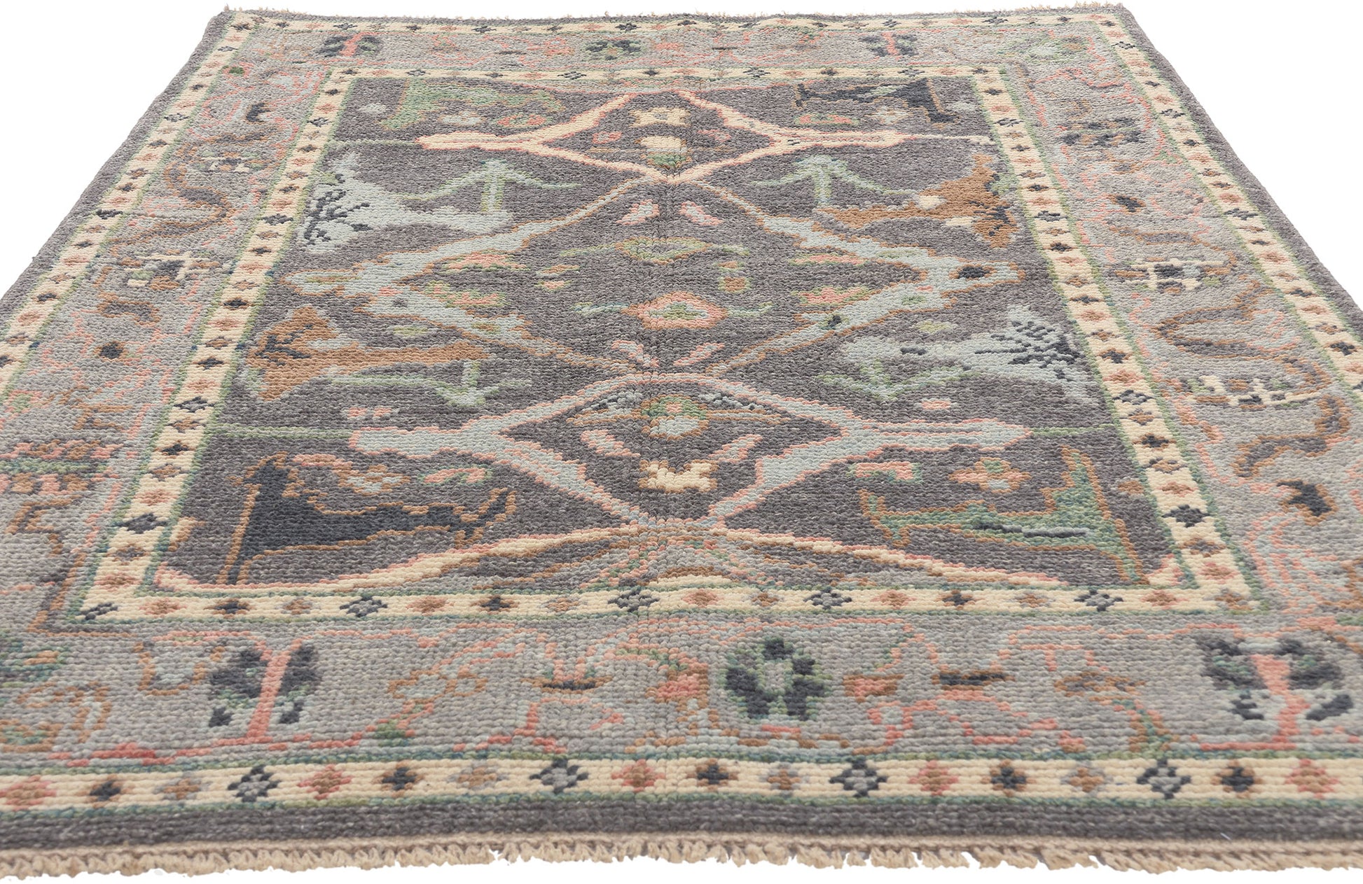 4 x 7 Colorful Oushak Rug 81000