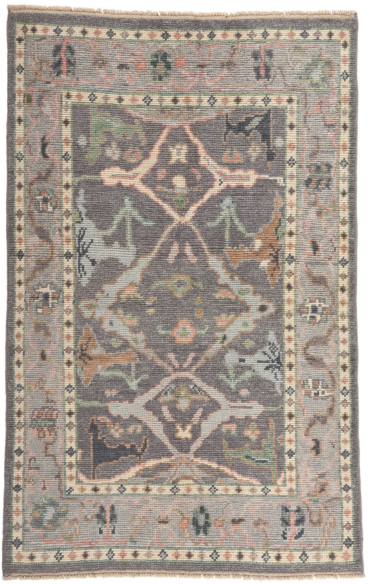 4 x 7 Colorful Oushak Rug 81000