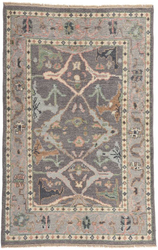 4 x 7 Colorful Oushak Rug 81000