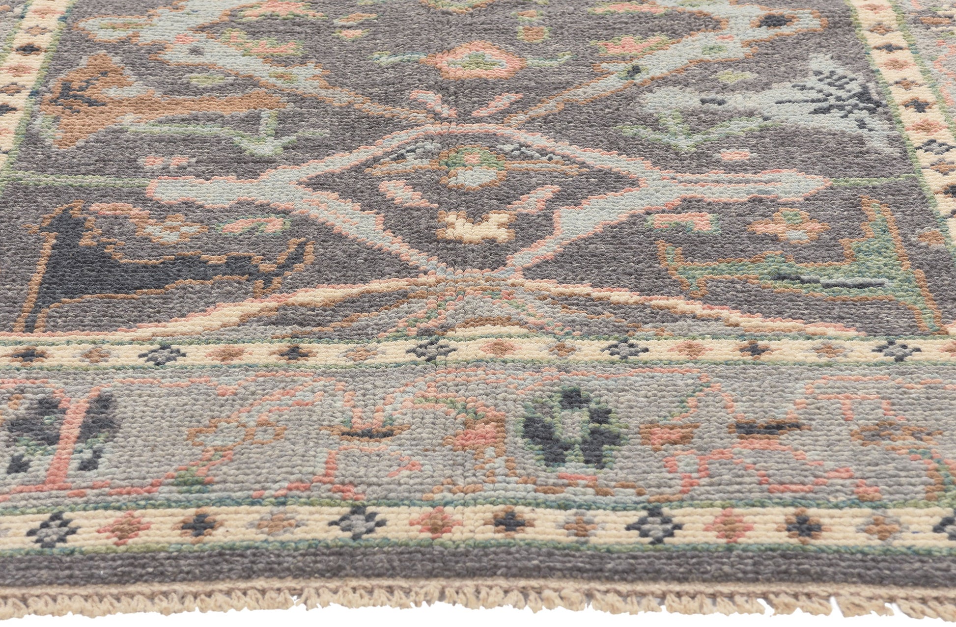 4 x 7 Colorful Oushak Rug 81000